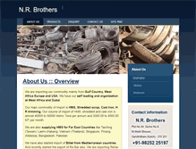 Tablet Screenshot of nrbrothers.com